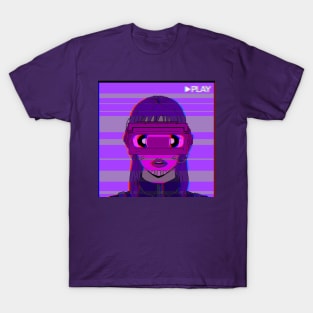 VHS Girl Glitch T-Shirt